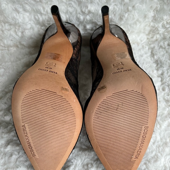 BCBG Black Lace Heels - Picture 6 of 6